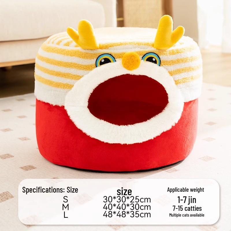 Полностью закрытое водонепроницаемое гнездо для домашних животных для собак и кошек - Осень/Зима