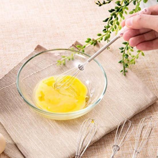 Проволочные венчики, ручная легкая очистка, ручная мини-мешалка из нержавеющей стали, кухонный миксер для яиц для кухни