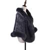 Women's Romantic Shawl Fur Coat With High Quality Artificial Fur For Warmth And Comfort