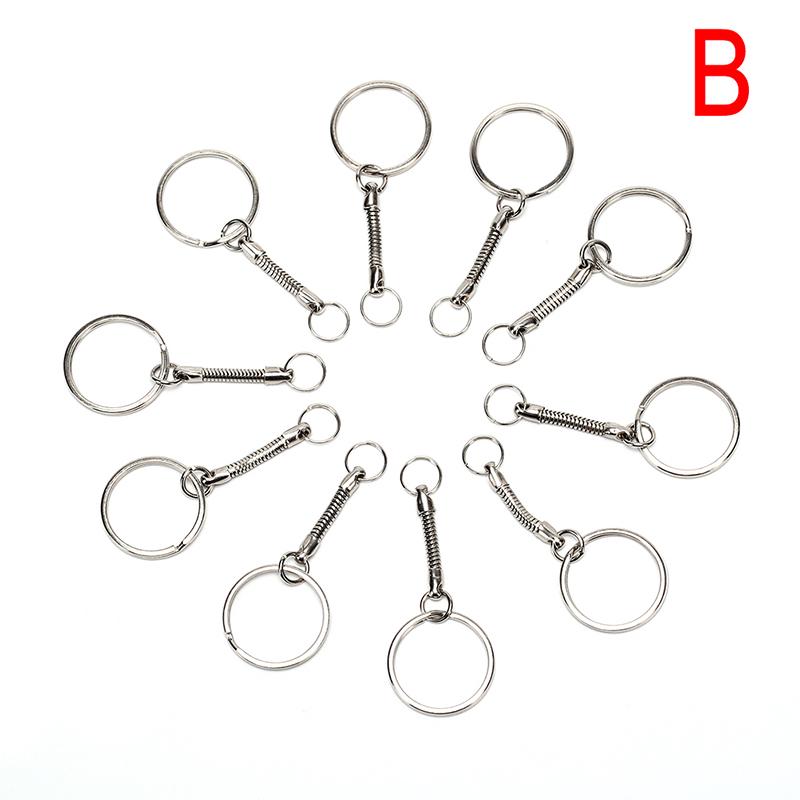 10X цепочка для ключей в виде змеи, серебряные ювелирные изделия «сделай сам», аксессуары для ювелирных изделий