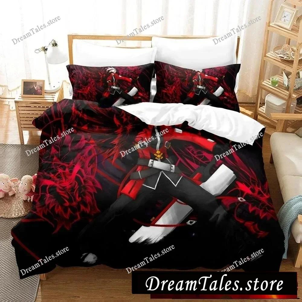 BlazBlue Bedding Set Single Twin Full Queen King Size Bed Set Adult Kid Bedroom Duvet Cover Sets 3D Print Game Bed Sheet Set741
