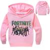 Детская толстовка Fortnite для мальчиков и девочек, свитшот, пуловер, комбинезон из удобной хлопковой смесовой ткани