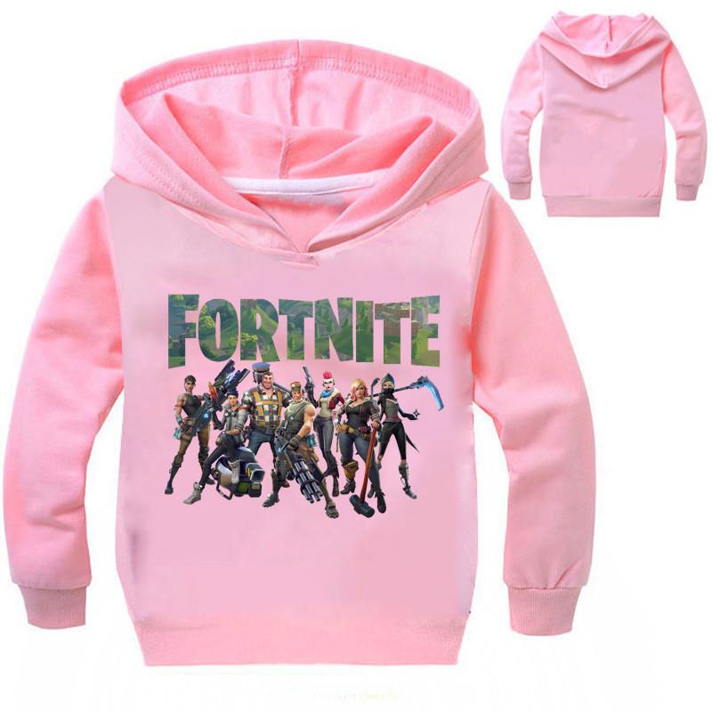 Детская толстовка Fortnite для мальчиков и девочек, свитшот, пуловер, комбинезон из удобной хлопковой смесовой ткани