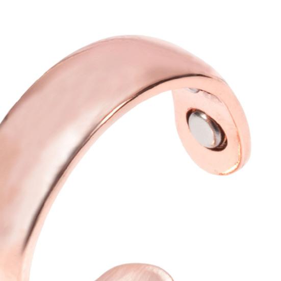 Magnetic Acupressure Ring Zinc Alloy Menopause Ring Hypoallergenic Open Design Ring Promotes Sleep Quality