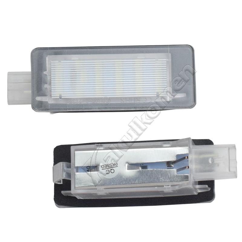 2 шт. Светодиодные фонари подсветки номерного знака для Renault Scenic 2 3 Fluence Captur Espace 4 Grand Modus Zoe BFM Laguna Sport Tourer