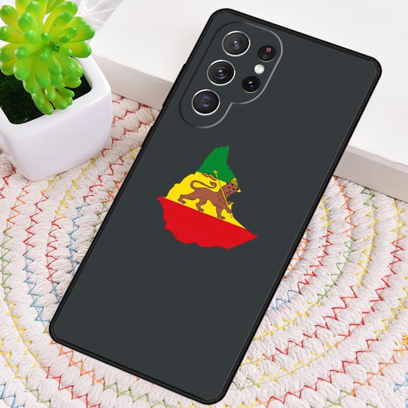 Чехол для телефона Флаг Эфиопии для Samsung Galaxy note 10 pro S26 Ultra S23 S24 FE S25 S21 S22 PLUS ударопрочный