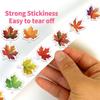 500 шт. Рулон наклеек с кленовыми листьями для пейзажа Маленький узор Сделай сам Багаж Скейтборд Стакан для воды Мотоциклетные наклейки