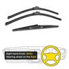 3PCS For Hyundai Santa Fe DM 2012-2017 26" 14" 13" Front Rear Wiper Blades Windshield Windscreen Window Cutter Accessories 2013 2014 2015 2016 2017