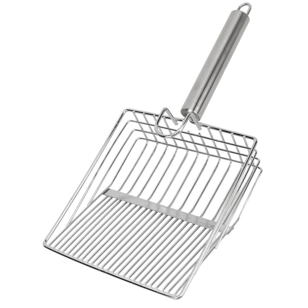 Совок для кошачьего туалета, металлический, расширенный, эффективный, для кошачьего туалета, совок для лотка