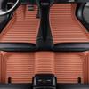 Striped Pu Leather Car Floor Mat for Mercedes S Class W222 5 Seat 2014-2020 Year Interior Details Car Accessories Carpet