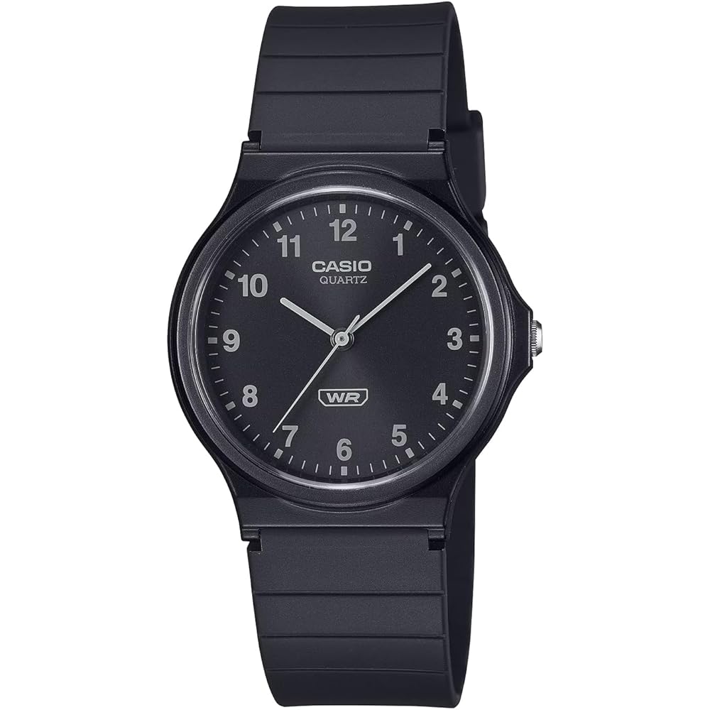 Casio Chupacasi MQ-24B-1B Унисекс Аналоговые Часы Ремешок из Биопластика Черный