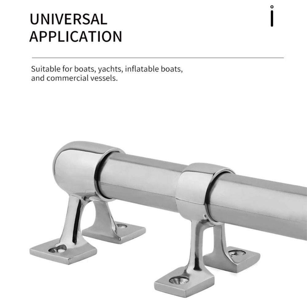 Stainless Steel Boat Hand Rail Fitting 25mm Railing Part Durable Marine Handrail Bracket Ship
