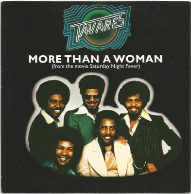 7-дюймовая пластинка TAVARES - More Than A Woman CL15977PROMO Capitol Records 1978 UK Soul/Funk Б/у