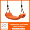 Kids  Anti-Tip Curved Swing Seat Indoor Outdoor Garden Swing Board with Hanging Rope Children Playground Swing Accessories