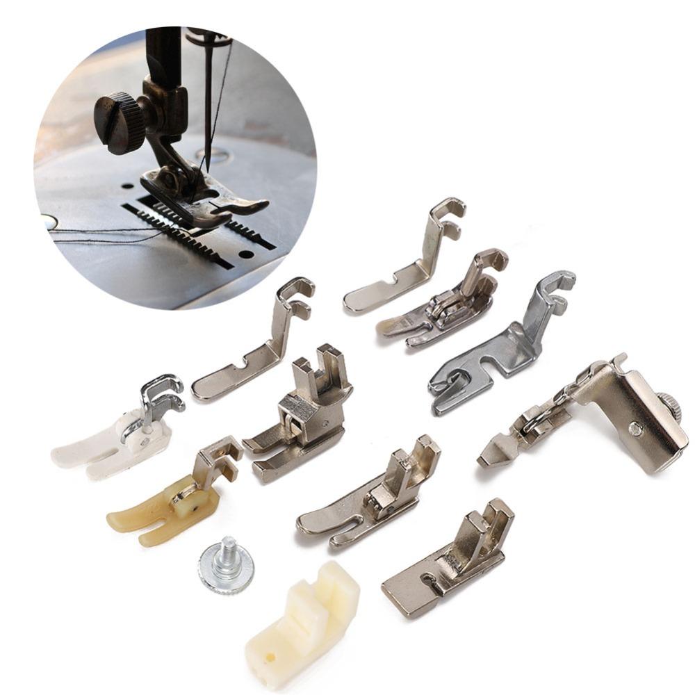 12 шт. Универсальный набор для швейной машины Прочный Профессиональный Набор прижимных лапок для шитья Бытовой DIY