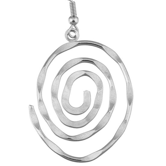 1 пара женских сережек-крючков, полые вихревые формы, гладкие полированные украшения для ушей, ювелирные изделия, серьги для отпуска, висячие серьги для вечеринок, висячие серьги на работу