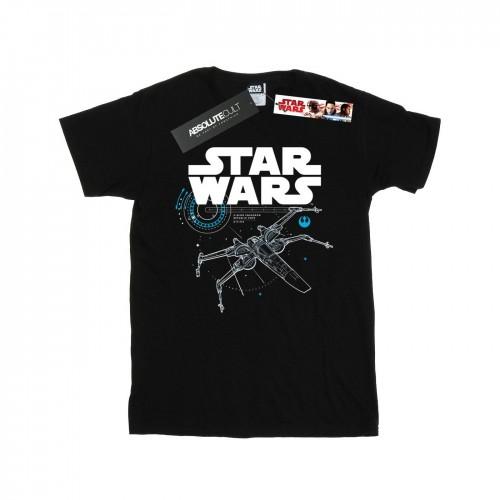 STAR WARS Boys The Last Jedi X-Wing T-Shirt