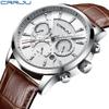 CRRJU-2212L Belt Six-pin Chronograph Watch Fashion Men's Watch Business Men's Watch