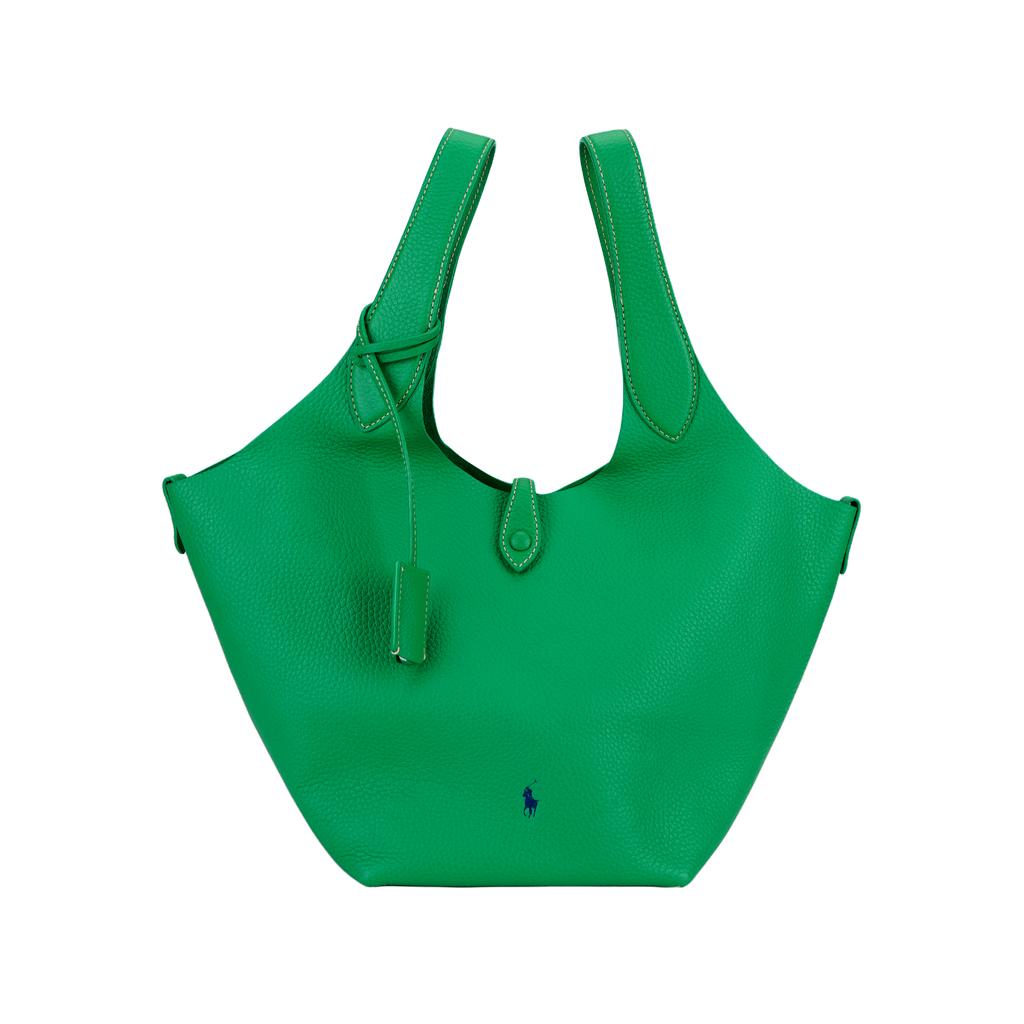 Polo Ralph Lauren Polo Play Iconic Pony Embossed Pattern Tote Bag Women Tote Bags Green WAPOBAG0G620416