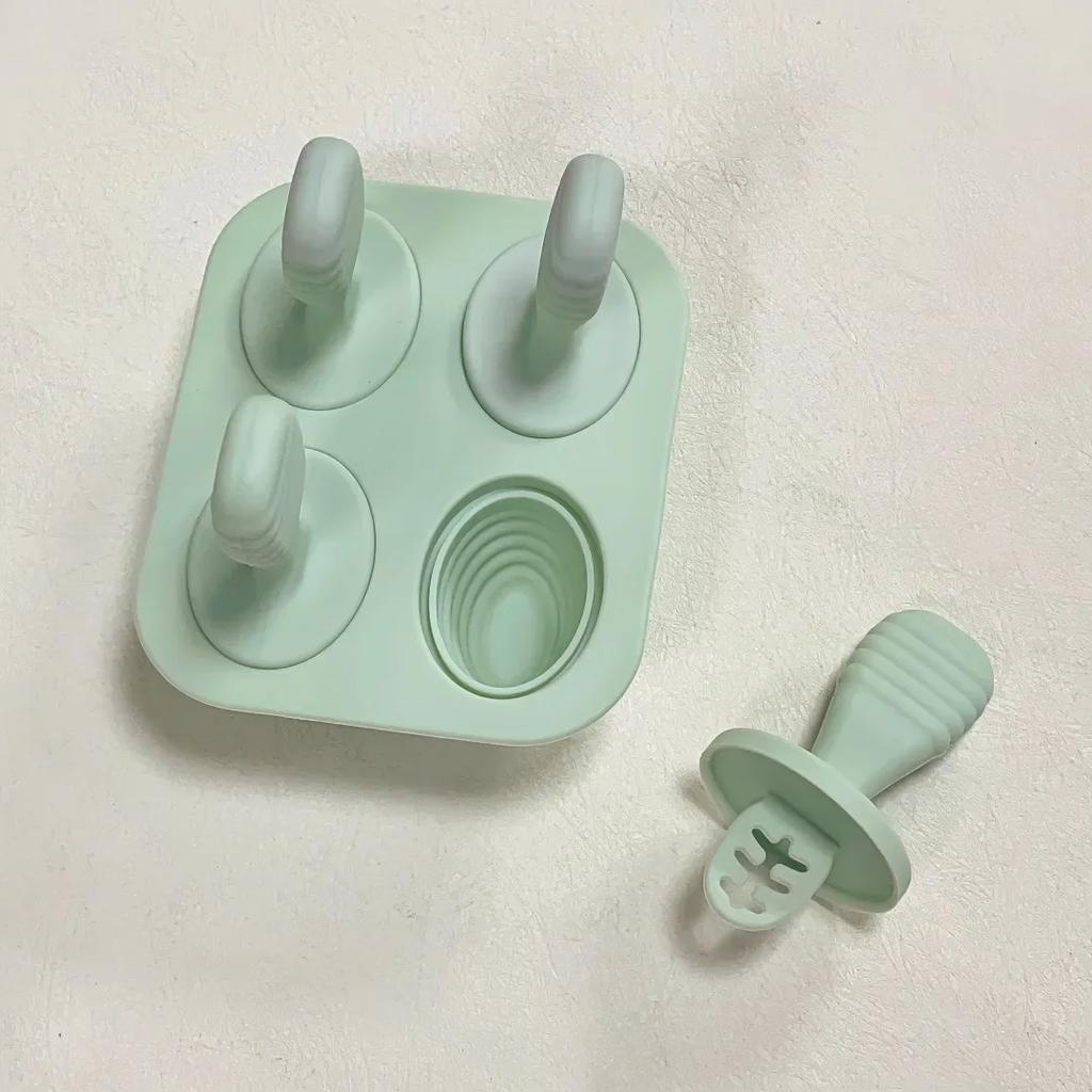 Reusable Silicone Ice Cream Mold | Non-Toxic Homemade Frozen Treats & Breast Milk Storage | Kitchen Accessories Ice Tray for