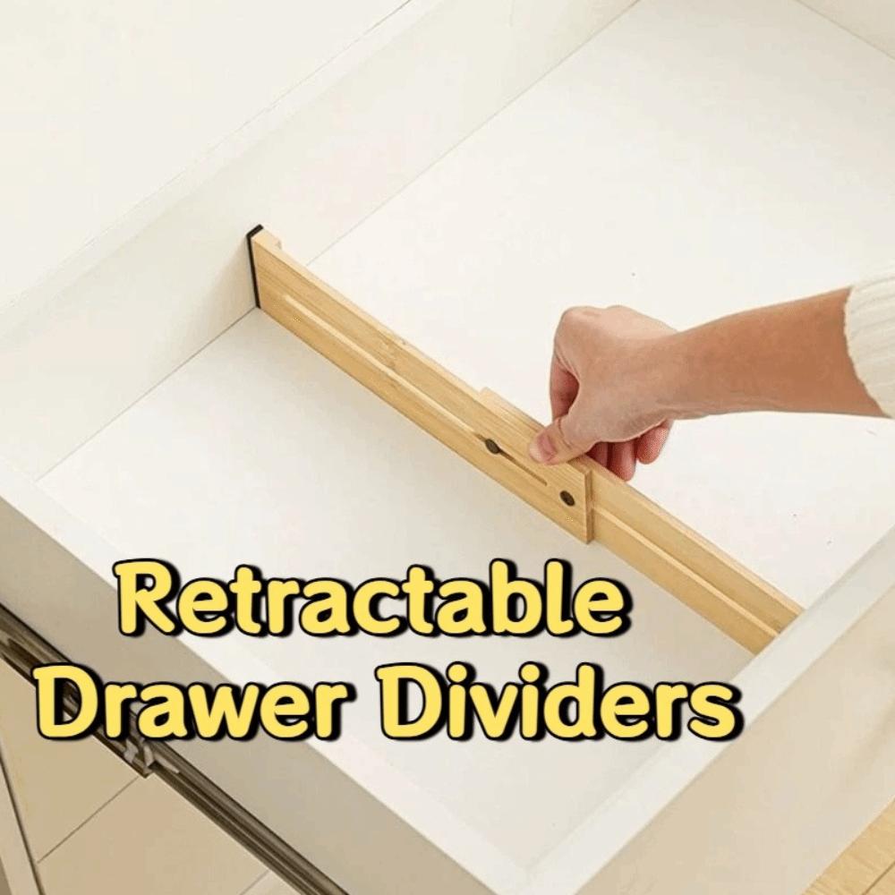 Creative Expandable Drawer Separators Secure Fit Cabinet Storage Partition Divider  Bedroom Dresser