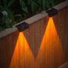 LED Solar Garden Lights Outdoor Waterproof Stairs Lamp Balcony Decorative For Yard Lighting Solar Powered Wall Lamp