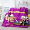 Masha Bear Customize Your Name Blanket Cozy Customizable Blanket Warmthful Decor for Bed Bedding Livingroom Sofa All-Season Use