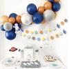 Paper Astronaut Garlands Banner 3m Outer Space Theme Party Decorations Holiday Decor
