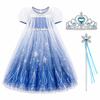 Princess Dress Set for Girls Includes Tiara and Perfect for and Recitals (3 Pieces) Wand. Kids' Cosplay, Costumes, Halloween, Birthdays,