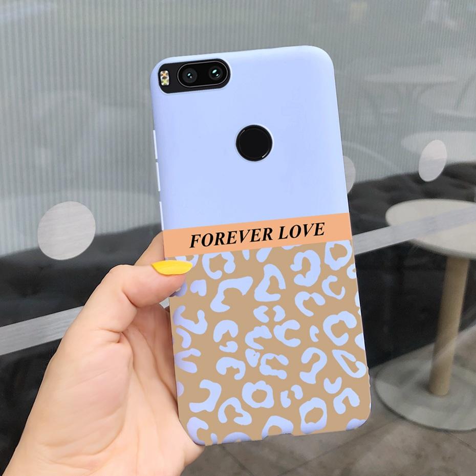 For Xiaomi Mi A1 (Mi 5X) Phone Case Lovely Pattern Macaroon Silicone Soft Back Cover For Xiaomi MiA1 Cases Funda Mi5X A 1 Bumper