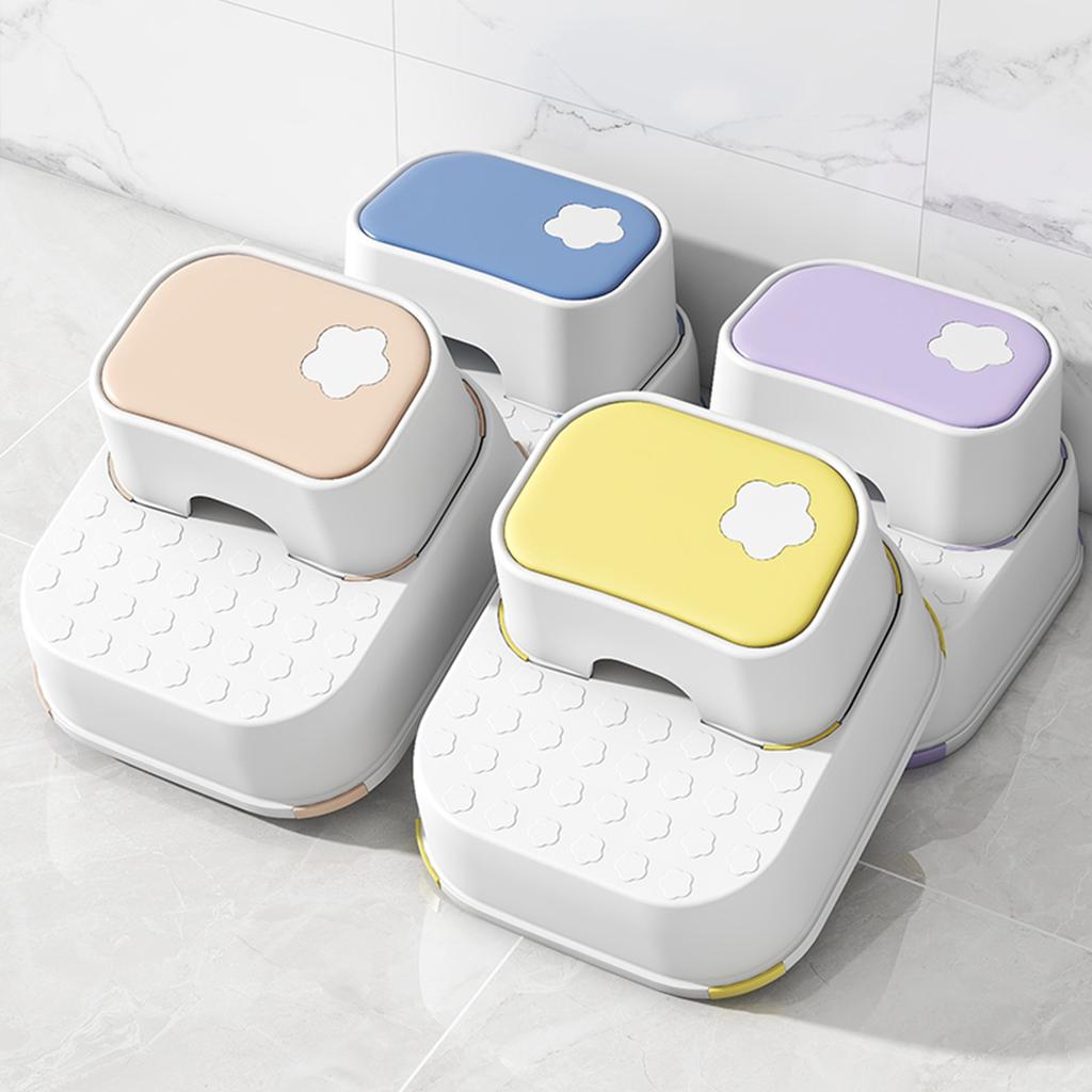 Kid Step Stool Bathroom Non Slip Safety Training Stool Washing Step Stools For Children Living Room Bathroom Furniture