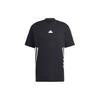 Future Icons 3-Stripes Color Block Crew Neck Short Sleeve T-Shirt Men Tops Black IR9166
