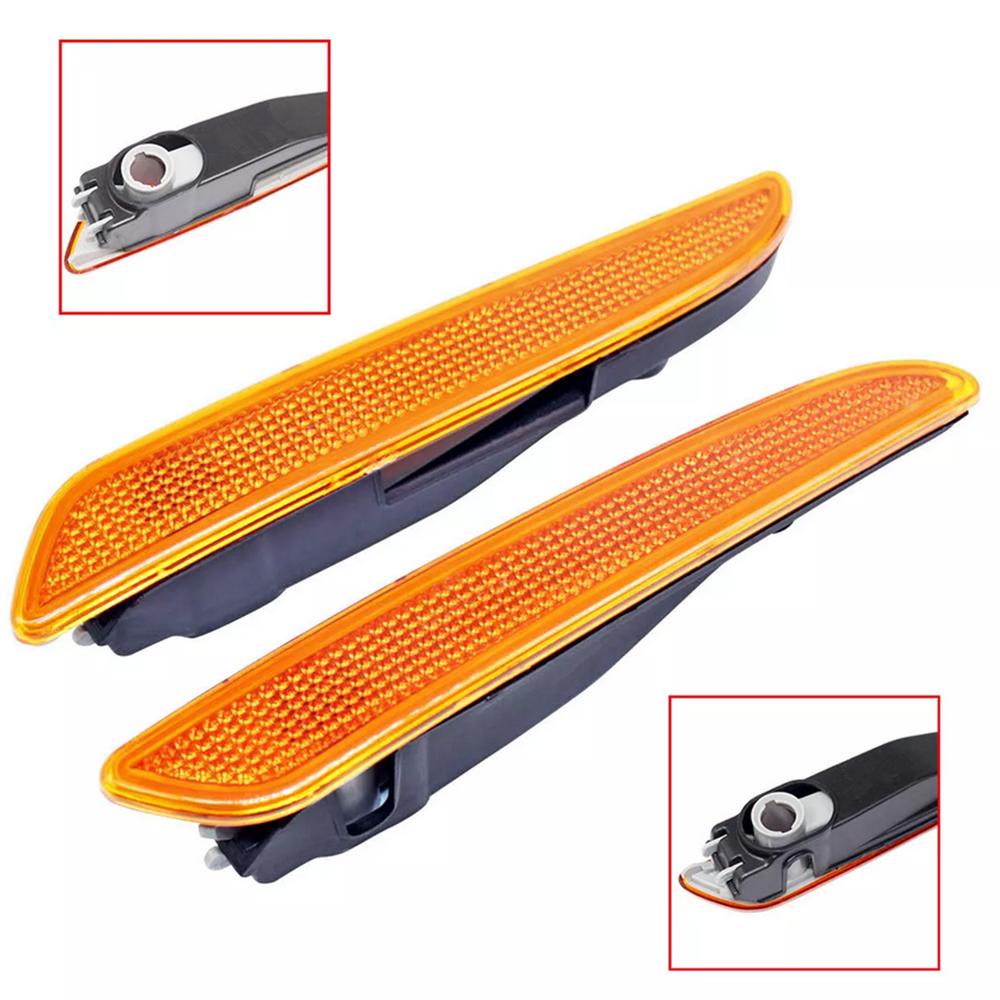 2Pcs Front Bumper Side Marker Lights For Mercedes-Benz E-Class W211 2007-2009