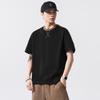 Heavy Short-sleeved T-shirt for Men Pure Cotton American Simple Summer Half-sleeved Round Collar
