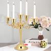 5 Arms Vintage Candlestick Metal Crafts Candle Holder Stand Wedding Party Home Decor