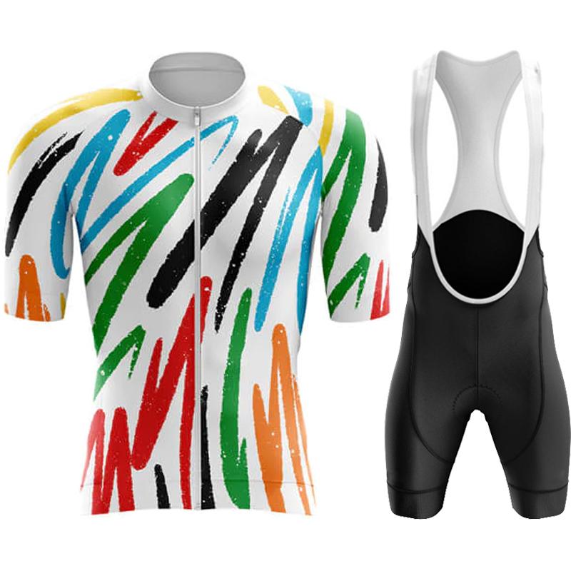 Cycle Jersey Men's Mtb Cycling Pants Summer Clothing 2025 Bib Bike Man Complete Tricuta Uniform Road Gel Sports Set Costume Suit