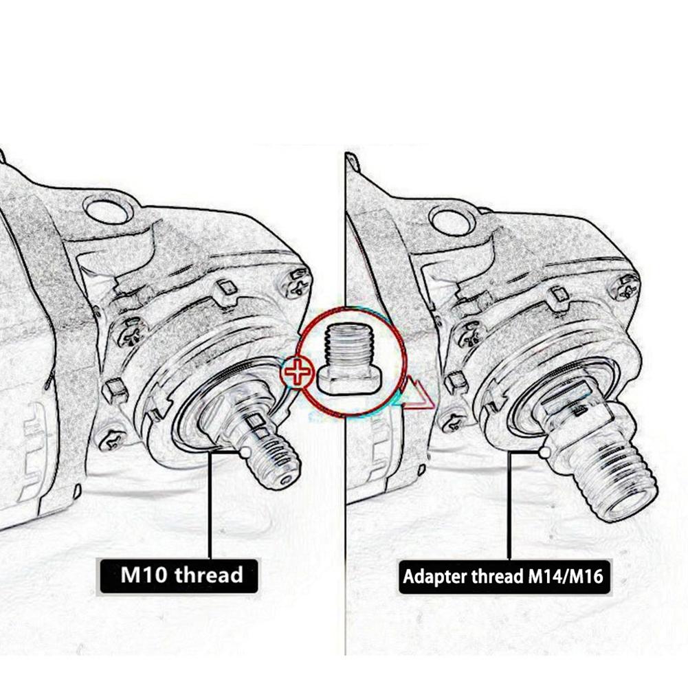 Переходник для угловой шлифовальной машины Резьбовой преобразователь Черная сталь