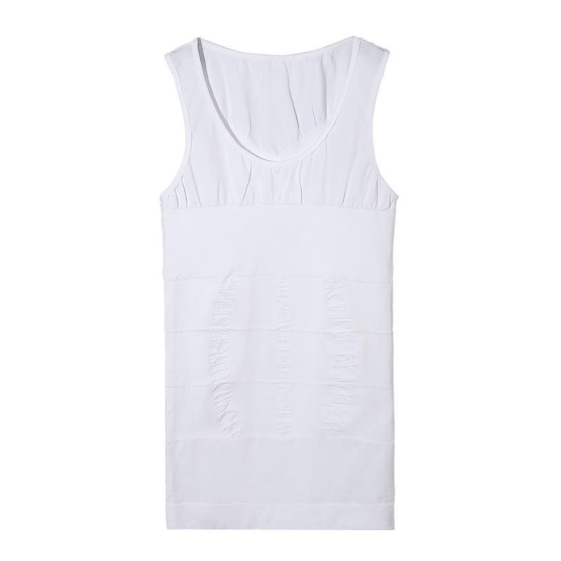 Мужской улучшенный дышащий спортивный жилет для коррекции груди и живота