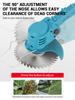 21V Electric Lawn Mower For Makita Battery Cordless Garden Grass Cutting Trimmer  90° Rotation Angle Cutter Head (NO Battery)