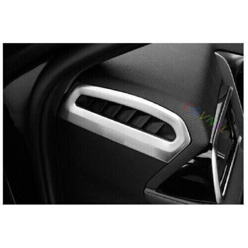 Steel For Toyota Camry 2018-2023 Cover Trim Dash Side Air Outlet Vent Silver