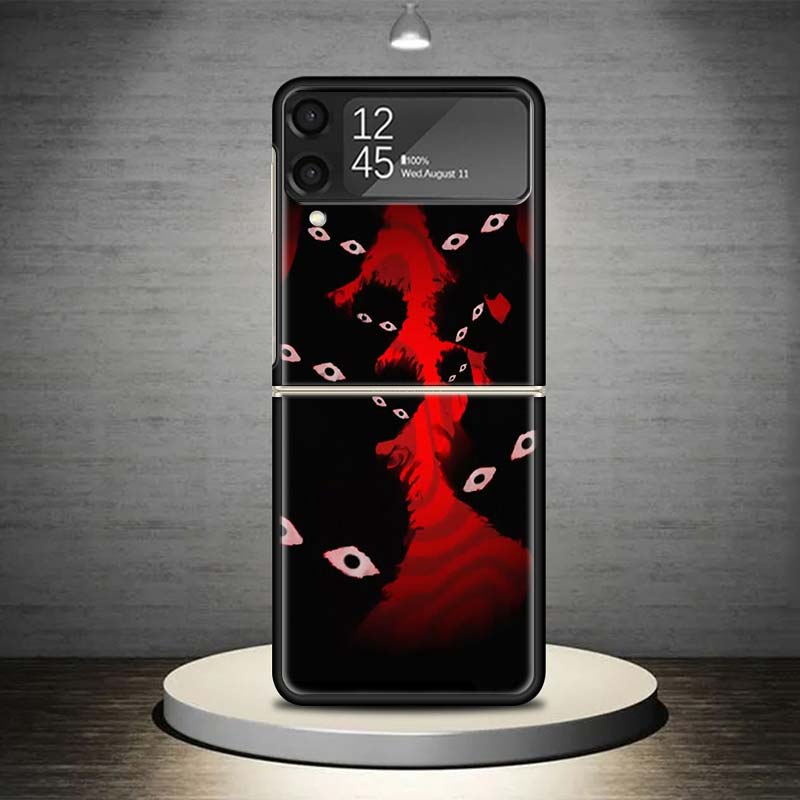 Чехол для телефона «Страшное лицо, глаза» для Samsung Galaxy Z Flip 7 6 5 4 3 5G Ударопрочный чехол Z Flip7 Flip6 ZFlip5 Flip3 Flip4 Роскошный корпус