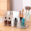 Современная коробка для хранения косметики, большая вместимость, органайзер для косметики, гладкие края, многосекционный органайзер для хранения косметики