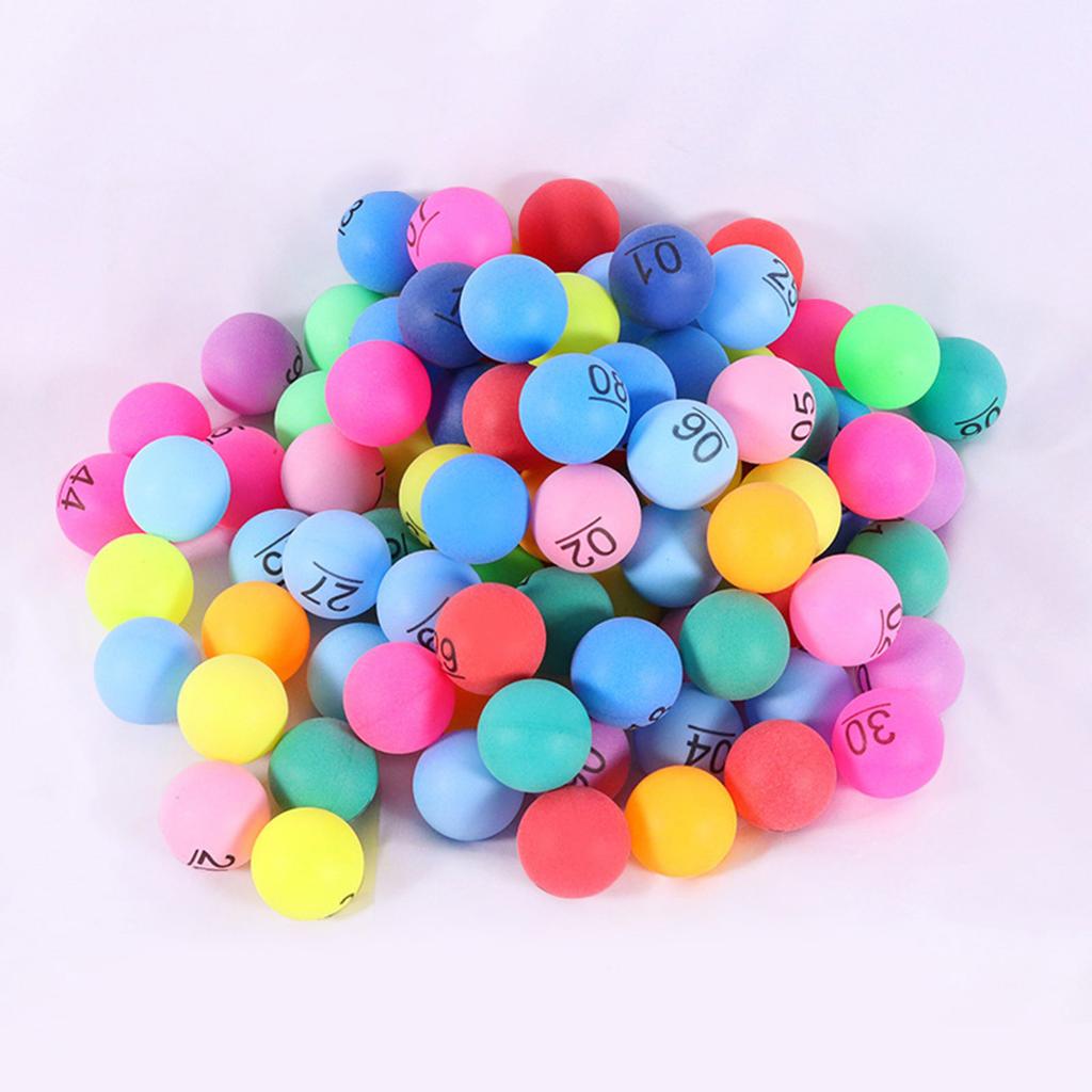 Пронумерованные мячи для настольного тенниса, карнавальные мячи, легкие мячи для лотерейных игр, вечеринки