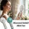 Small Size Mini Portable Fan Sparkling Imitation  USB Rechargeable Mini Fan  Personal Use