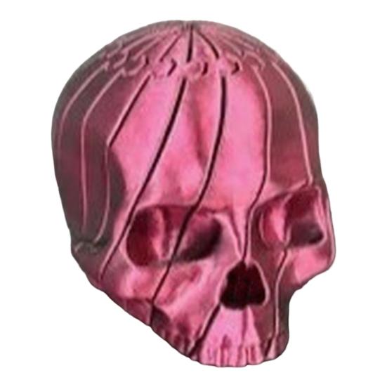 3D-печатный череп Спиральная сенсорная игрушка-антистресс Мини-гибкий череп Игрушка для снятия стресса для взрослых Детей Офис Дом Настольный декор