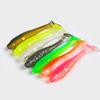 20Pcs Fishing Lures Soft Baits with T-Tail Vibrant Color Mini Size Portable Flexible Fake Lures Artificial Baits