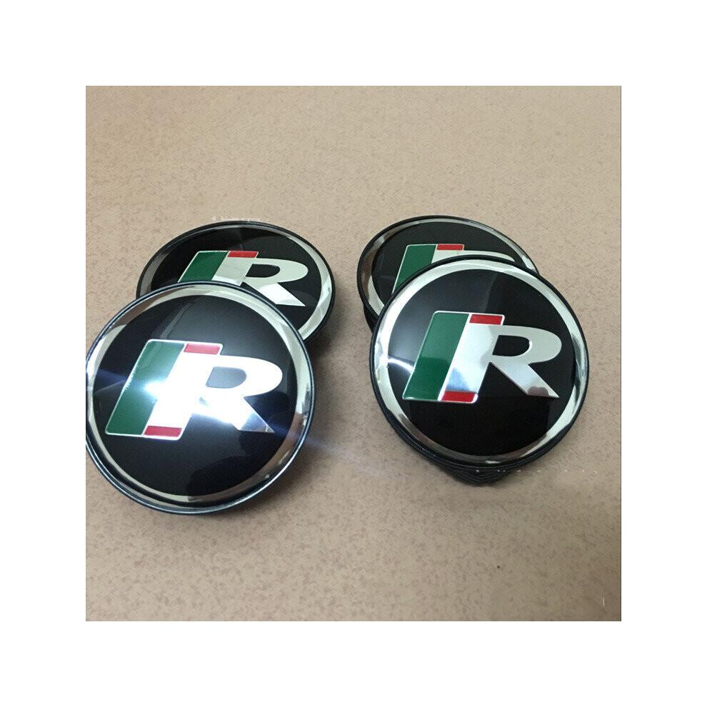 4x Центральные колпачки на диски Jaguar R Racing 59 мм, из сплава - Подходят для XF, XJ, XJR, XJ6