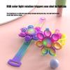 New Fidget Toys Popete Sensory Bracelet Shining Push Bubble Wristband Decompression Anti Stress Simple Dimple Popite Kids Toy