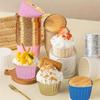 50Pcs Cupcake Paper Cup Aluminum Foil Cupcake Liner Baking Cups Muffin Wrapper Tray Pastry Tools Wedding Party Birthday Supplies