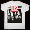 Редкая мужская футболка U2 The Unforgettable Fire Tour Белая Размеры от S до 5XL Подарок для фанатов Унисекс футболка